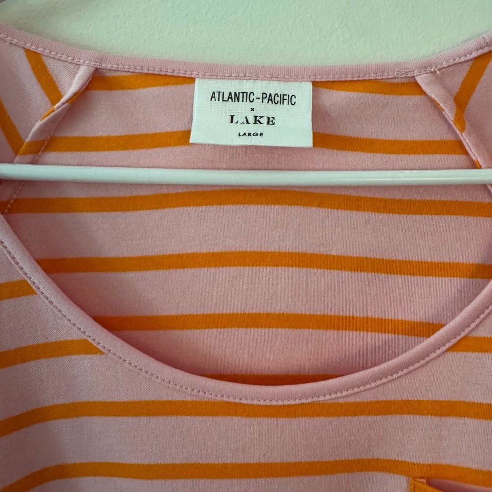 Atlantic-Pacific Lake Womens Pajama Top Size L - Picture 4 of 4